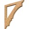 Ekena Millwork Balboa Traditional Smooth Bracket, Western Red Cedar, 3 1/2"W x 44"D x 44"H BKT04X44X44BOA01SWR - alternate 1